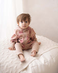 Eared Jumpsuit for Babies and Kids - Beige Lemons