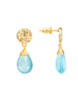 Athena Kate Large Drop Earrings Pariba Onyx