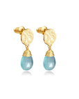Classic Athena Kate Drop Earrings Aqua Pariba Onyx