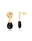 Classic Athena Kate Drop Earrings: Black Onyx