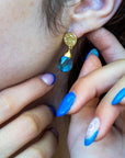 Classic Athena Kate Drop Earrings: Labradorite