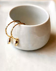 Hydra Gold and Pearl Hoops