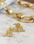 Medusa Mini Snake Stud Earrings