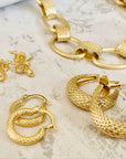 Medusa Mini Snake Stud Earrings