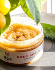Ginger Salt Body Scrub – Smooth, Firm & Ethically Made by Vegan Fox at www.brixbailey.com