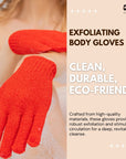 Eco Bath London 1 Pair of Exfoliating Body Gloves