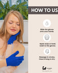 Eco Bath London 1 Pair of Exfoliating Body Gloves