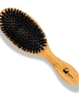 Eco Bath London Bamboo Hair Brush with Boar Bristles - Eco-Friendly Detangling Hairbrush for All Hair Types