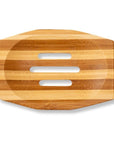 Eco Bath London Bamboo Stripes Rectangle Soap Dish