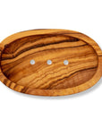 Eco Bath London Olive Wood Oval Soap Dish