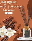 Eco Bath London Reed Diffuser Collection - Luxurious Home Fragrance, Long-Lasting Room Diffusers with Natural Essential Oils, 100ml (3.38 Fl.Oz), Multiple Scents Available