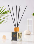 Eco Bath London Reed Diffuser Collection - Luxurious Home Fragrance, Long-Lasting Room Diffusers with Natural Essential Oils, 100ml (3.38 Fl.Oz), Multiple Scents Available