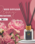 Eco Bath London Reed Diffuser Collection - Luxurious Home Fragrance, Long-Lasting Room Diffusers with Natural Essential Oils, 100ml (3.38 Fl.Oz), Multiple Scents Available