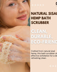 Eco Bath Natural Sisal Hemp Bath Scrubber