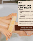 Eco Bath London Natural Sisal Body Strap - Premium Exfoliating Back Scrubber