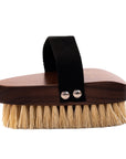 Eco Bath London Natural Sisal Walnut Hand Brush - Luxury Hand Brush for Dry Brushing