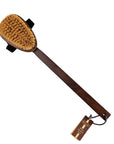 Eco Bath London Natural Sisal Walnut Wood Body Brush - Luxurious Dry Brushing Body Brush