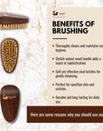 Eco Bath Natural Sisal Walnut Wood Nail Brush - Luxurious Design