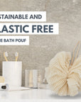 Eco Bath London Ramie Bath Puff - Soft Body Scrubber Bath Sponge