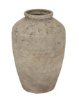 Handcrafted Ceramic Vase in Mottled Grey 50cm
