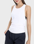Round Neck Wide Strap Active Tank-4