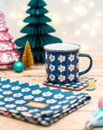NAVY GIFT BUNDLE Set Blue Campervan Swimming Hiking Gardening Camping Beautiful Pretty Retro Cute Wellies Tin Cup For Her