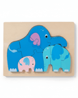 Elephant Family Puzzle