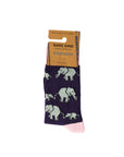 Save the Elephants Bamboo Socks