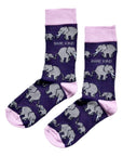 Save the Elephants Bamboo Socks