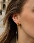 Gold Ella Hoop Earrings