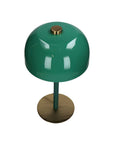 Emerald Glow Mid-Century Desk Lamp