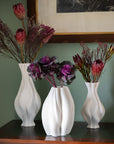 Emilie White Ceramic Vase