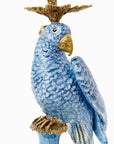 Enamelled Pretty Polly Parrot Candlestick - Right