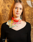 English Bloom Silk Scarf