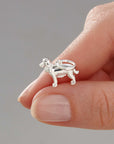 English Cocker Spaniel Silver Dog Charm