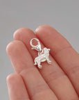 English Cocker Spaniel Silver Dog Charm