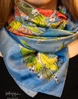 English Summer Silk Scarf
