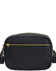 Black Convertible Leather Cross Body Camera Bag Ethical Responsible Handbag Brand Brix and Bailey