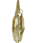 Gold Metallic Leather Convertible Tote Backpack Ethical Sustainable Brix Bailey Bag Brand