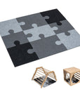 9-piece Felt Puzzle Playmat - Add-on for Climbing Toys