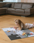 9-piece Felt Puzzle Playmat - Add-on for Climbing Toys