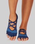 ToeSox Elle Tec Half Toe Women's Yoga Socks