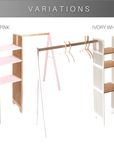 Montessori Kids Clothing Rack – Safe & Organizational by Ewart Woods at www.brixbailey.com
