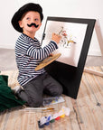 Kids' Black Wooden Chalkboard Easel – Enhance Creativity & Fun by Ewart Woods at www.brixbailey.com