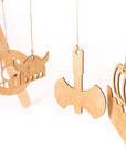 Viking-Themed Wooden Baby Gym – Eco-Friendly & Foldable by Ewart Woods at www.brixbailey.com