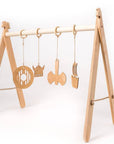 Wooden Baby Play Gym with Scandinavian Toys