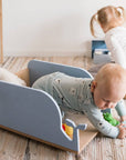 Kids Toy Storage Box on Wheels - Whale