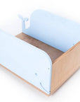 Kids Toy Storage Box on Wheels - Whale