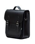 Handmade Leather City Backpack - Black Executive