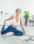 Yoga Mat | 6mm Thick | Tan | Non-Slip | Eco Friendly | Yune Yoga | Flint-3